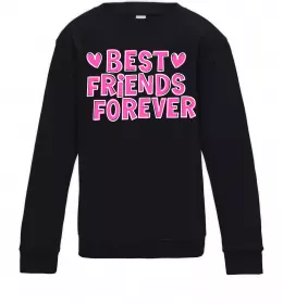 Детский Свитшот Among us heart Черный фото