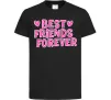 Детская футболка Best friends forever Черный фото