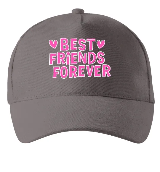 Кепка Best friends forever Серый фото
