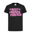 Детская футболка Best friends forever Черный фото