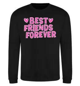 Свитшот Best friends forever Черный фото