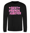 Свитшот Best friends forever Черный фото