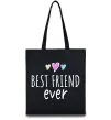 Эко-сумка Best friend ever Черный фото