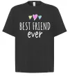 Футболка Оверсайз Best friend ever Черный фото
