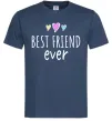 Чоловіча футболка Best friend ever Темно-синій фото
