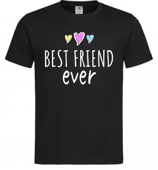 Чоловіча футболка Best friend ever Чорний фото