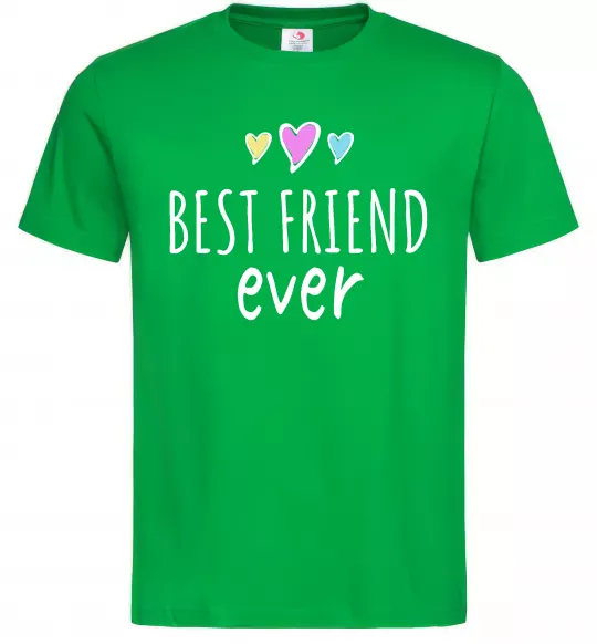 Чоловіча футболка Best friend ever Зелений фото