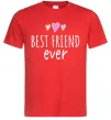 Чоловіча футболка Best friend ever Червоний фото