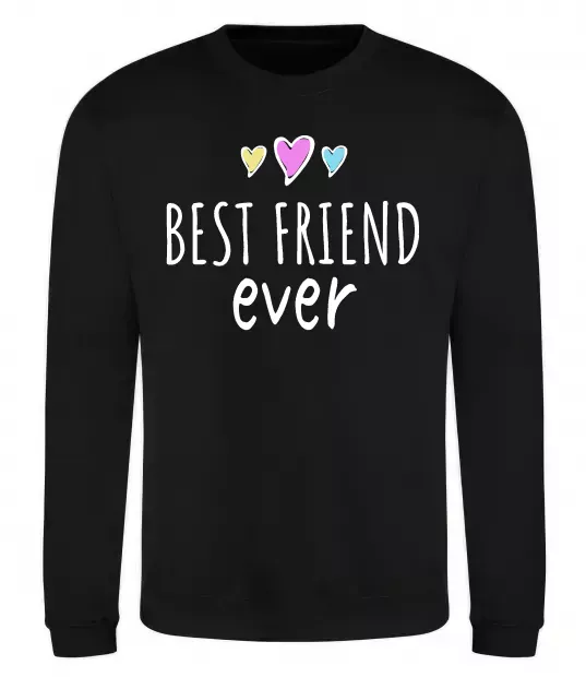 Свитшот Best friend ever Черный фото