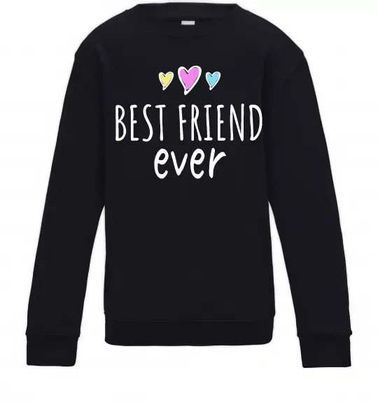 Детский Свитшот Best friend ever Черный фото