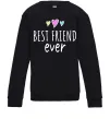 Детский Свитшот Best friend ever Черный фото
