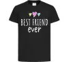 Дитяча футболка Best friend ever Чорний фото