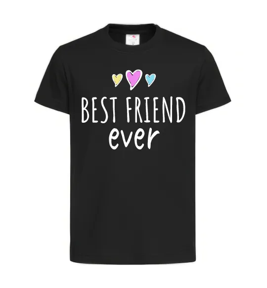 Детская футболка Best friend ever Черный фото