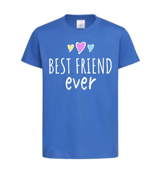 Детская футболка Best friend ever Ярко-синий фото