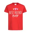 Детская футболка Best friend ever Красный фото