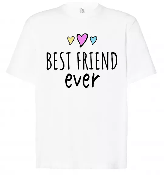 Футболка Оверсайз Best friend ever Белый фото