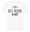 Футболка Оверсайз Best friend ever Белый фото