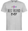Чоловіча футболка Best friend ever Сірий фото