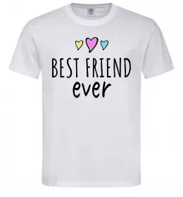Мужская футболка Best friend ever Белый фото