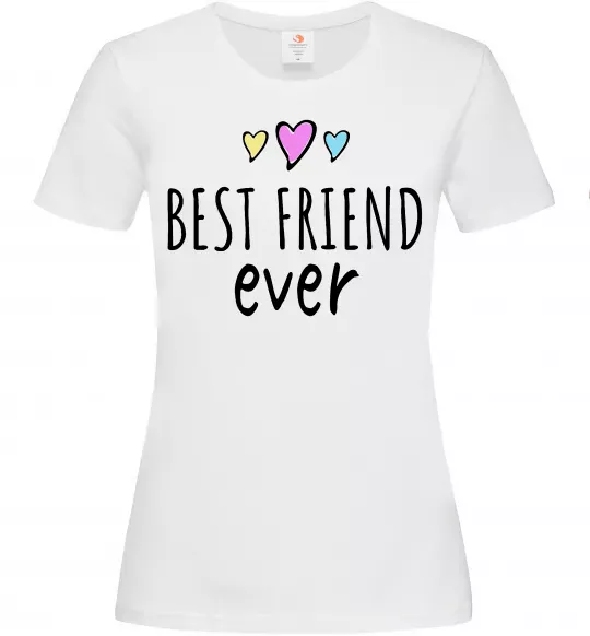Женская футболка Best friend ever Белый фото