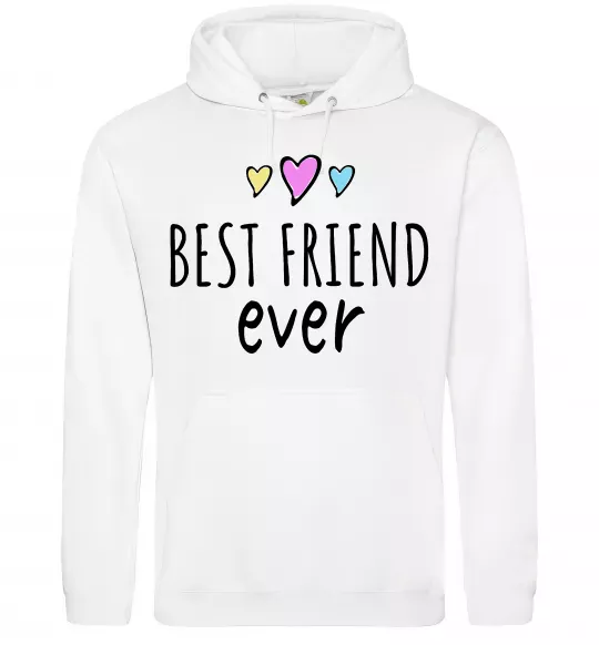 Жіноча толстовка (худі) Best friend ever Білий фото