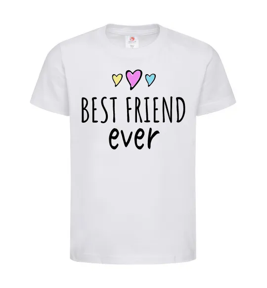 Детская футболка Best friend ever Белый фото
