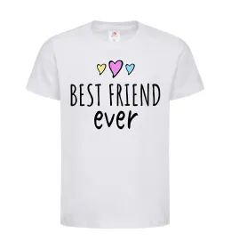 Дитяча футболка Best friend ever Білий фото