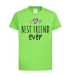 Детская футболка Best friend ever Лаймовый фото