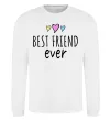 Світшот Best friend ever Білий фото
