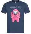 Чоловіча футболка Among us heart Темно-синій фото
