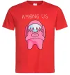 Чоловіча футболка Among us heart Червоний фото