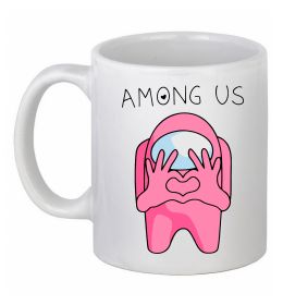 Чашка керамічна Among us heart