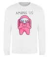 Світшот Among us heart Білий фото