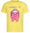 Чоловіча футболка Among us heart Лимонний фото