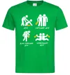 Мужская футболка Стадії дружби Зеленый фото