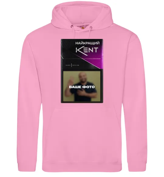 Чоловіча толстовка (худі) Найкращий KENT Рожевий фото