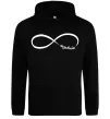 Женская толстовка (худи) Назавжди Черный фото