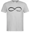 Чоловіча футболка Назавжди Сірий фото