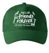 Кепка We`ll be friend forever Темно-зеленый фото