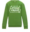 Детский Свитшот We`ll be friend forever Лаймовый фото