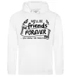 Чоловіча толстовка (худі) We`ll be friend forever Білий фото