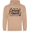 Чоловіча толстовка (худі) We`ll be friend forever Пісочний фото