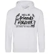 Жіноча толстовка (худі) We`ll be friend forever Сірий меланж фото