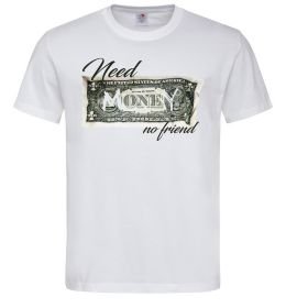 Мужская футболка Need money no friend