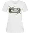 Женская футболка Need money no friend Белый фото
