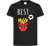 Детская футболка Best friends фрі Черный фото