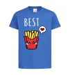 Дитяча футболка Best friends фрі Яскраво-синій фото