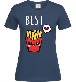 Женская футболка Best friends фрі Женская футболка Best friends фрі