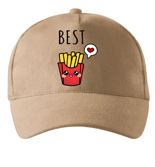 Кепка Best friends фрі Песочный фото