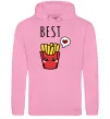 Мужская толстовка (худи) Best friends фрі Розовый фото